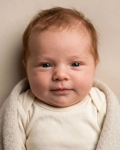 Frame from the baby video